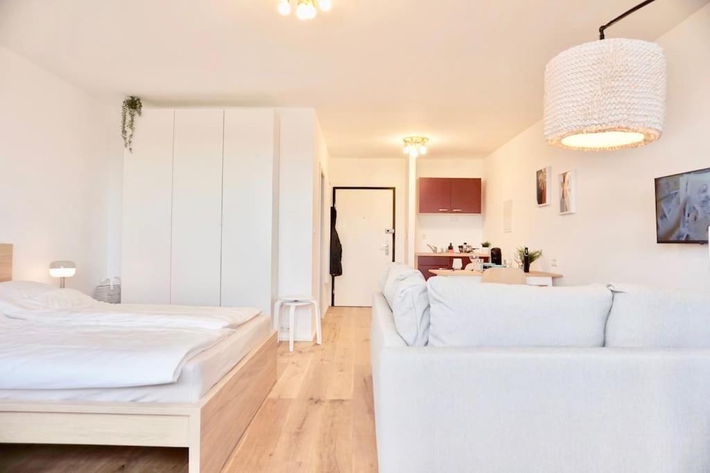 Neu Modernes Apartment In Top Lage, Free Parking Max 1,65M Hoehe Und 1,8M Breite Karlsruhe Luaran gambar